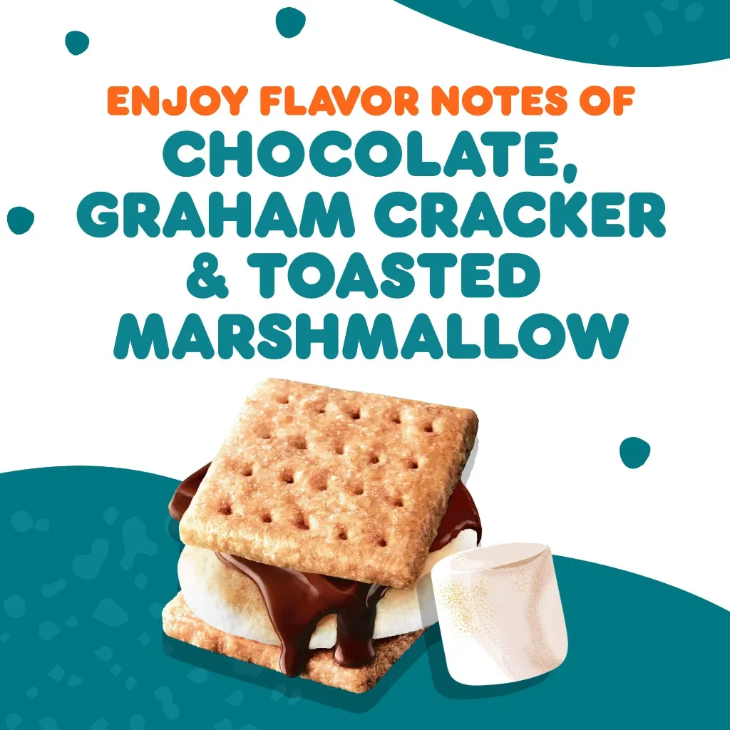 Dunkin'® S'mores Flavored Medium Roast - 22 Pods (231g) 5.webp