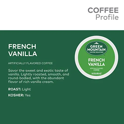 Green Mountain Coffee Roasters® French Vanilla - Lightly Roasted 24 Pods (225g) 4.webp