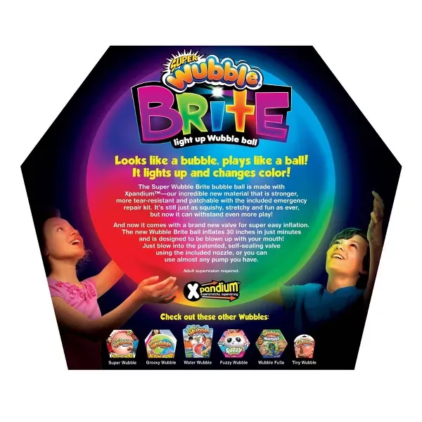 Supper Wubble® - Brite Bubble Ball made with Xpandium™ 2.webp
