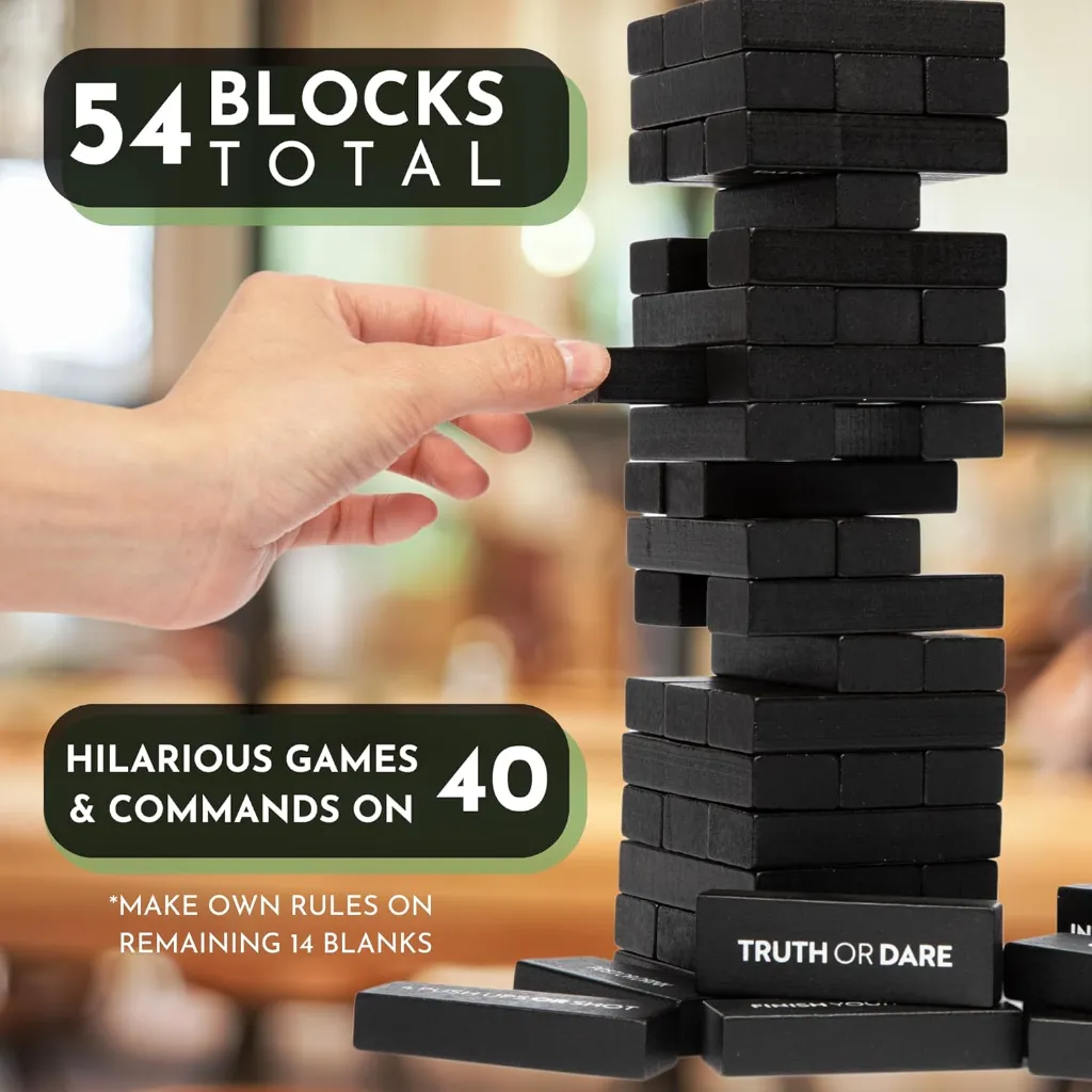 Buzzed Blocks - Adult Drinking Game (54 Pieces) 2.webp