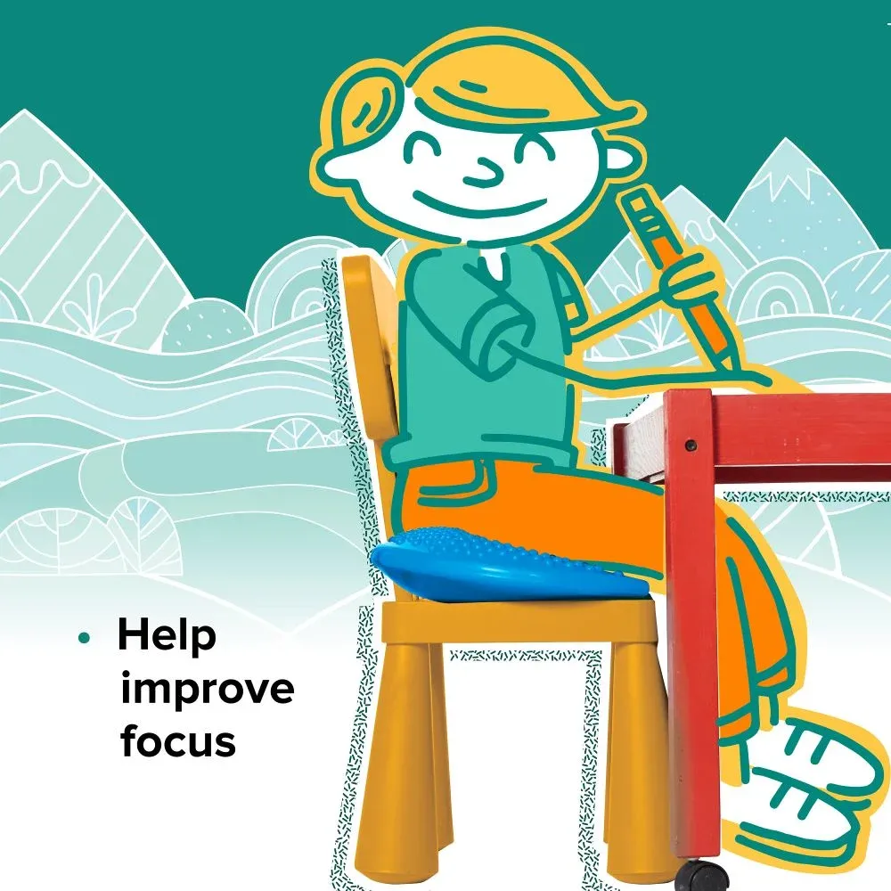 Kidnasium Balance! Cushion - Bright Blue 7.webp