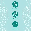 Kidnasium Balance! Cushion - Bright Blue 5.webp