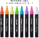 Kingart® Liquid Chalk Markers - Neon Palette (8 Units) 4.webp