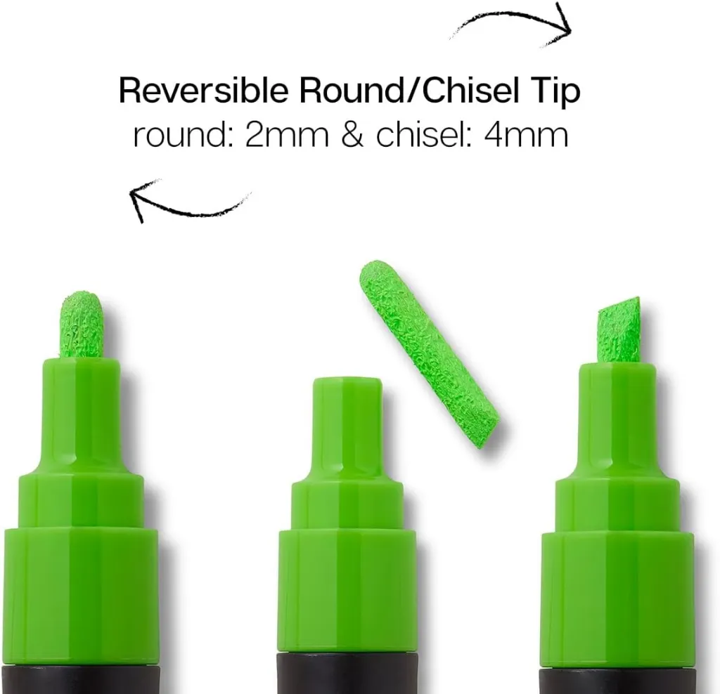 Kingart® Liquid Chalk Markers - Neon Palette (8 Units) 3.webp