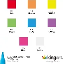 Kingart® Liquid Chalk Markers - Neon Palette (8 Units) 8.webp