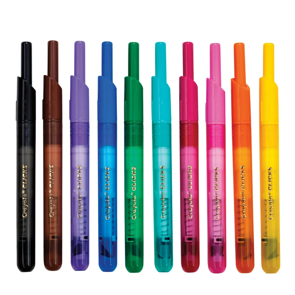 Crayola® Clicks Retractable Markers™ (10 Washable Markers) 2.webp