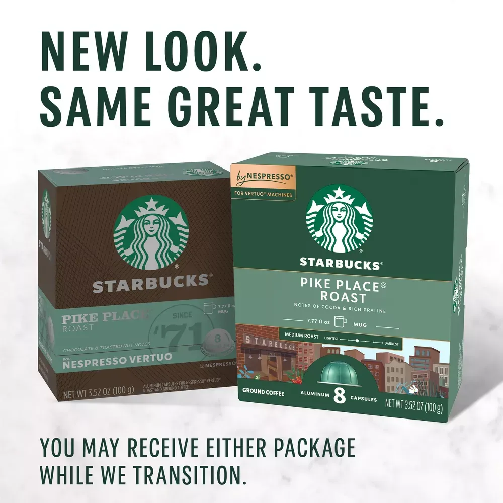 Starbucks Vertuo Line Medium Roast Dual Pack Coffee - 7.04oz16ct 3.webp