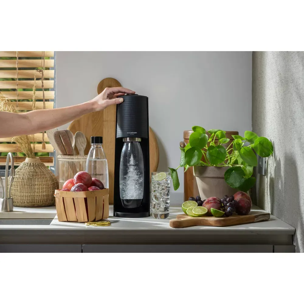 SodaStream Terra Sparkling Water Maker with CO2 and Carbonating Bottle Black 11.webp