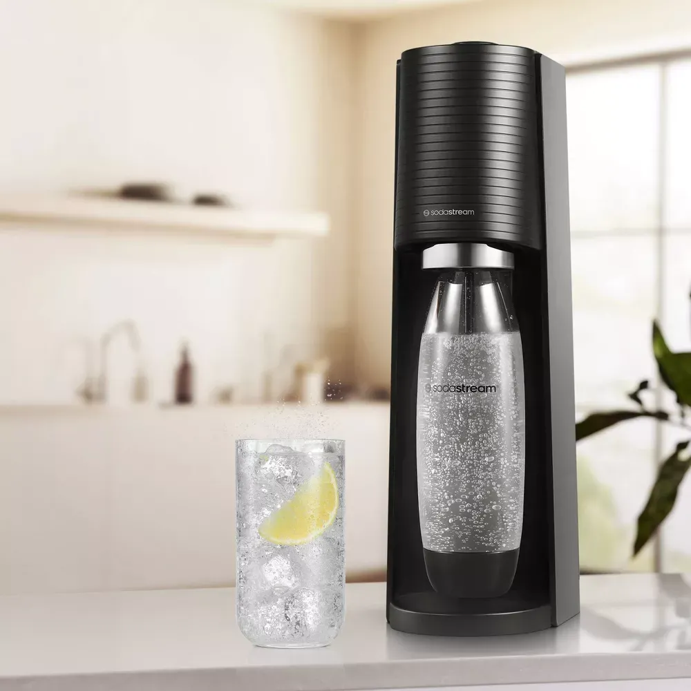 SodaStream Terra Sparkling Water Maker with CO2 and Carbonating Bottle Black 2.webp