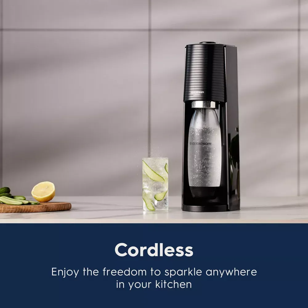 SodaStream Terra Sparkling Water Maker with CO2 and Carbonating Bottle Black 5.webp