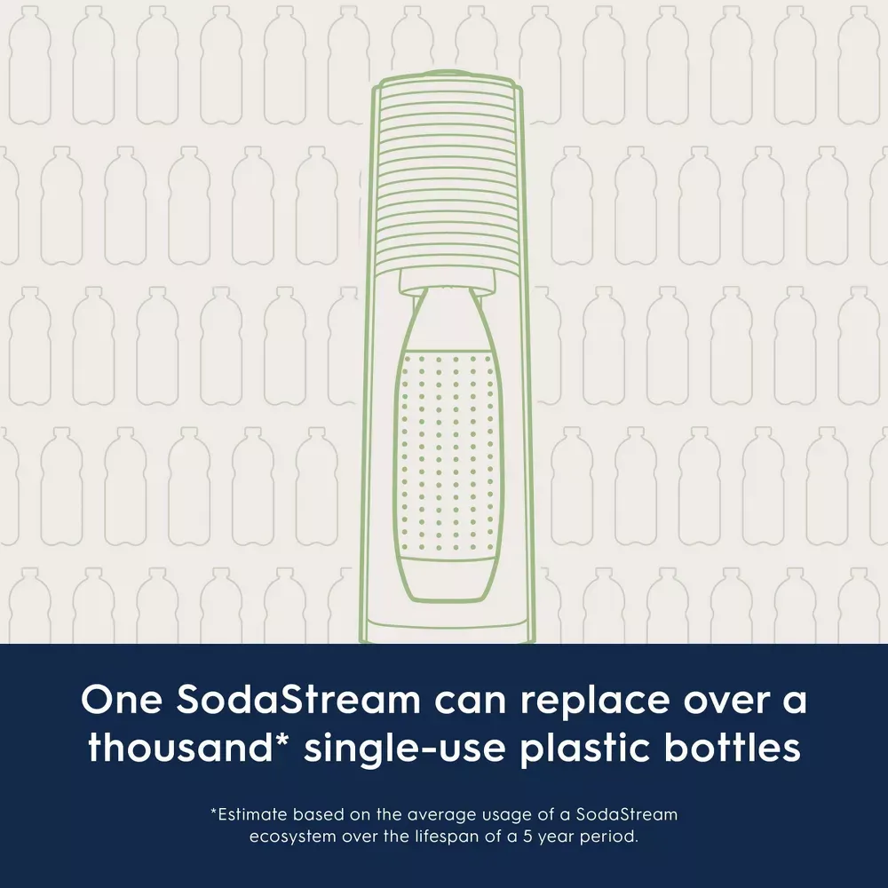SodaStream Terra Sparkling Water Maker White Gold 6.webp