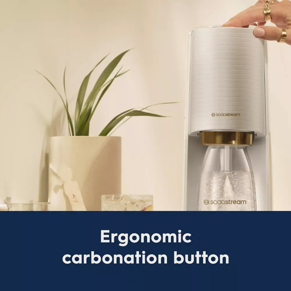 SodaStream Terra Sparkling Water Maker White Gold 4.webp