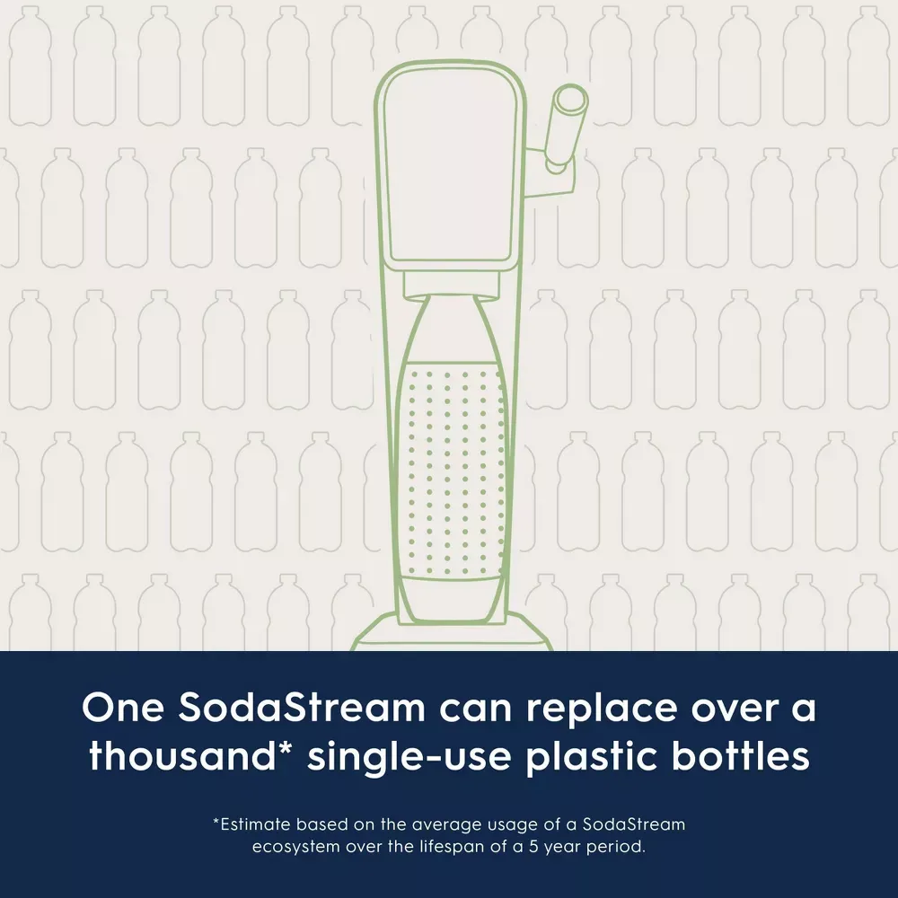 SodaStream Art Sparkling Water Maker with CO2 and Carbonating Bottle Black 9.webp