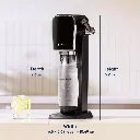 SodaStream Art Sparkling Water Maker with CO2 and Carbonating Bottle Black 10.webp