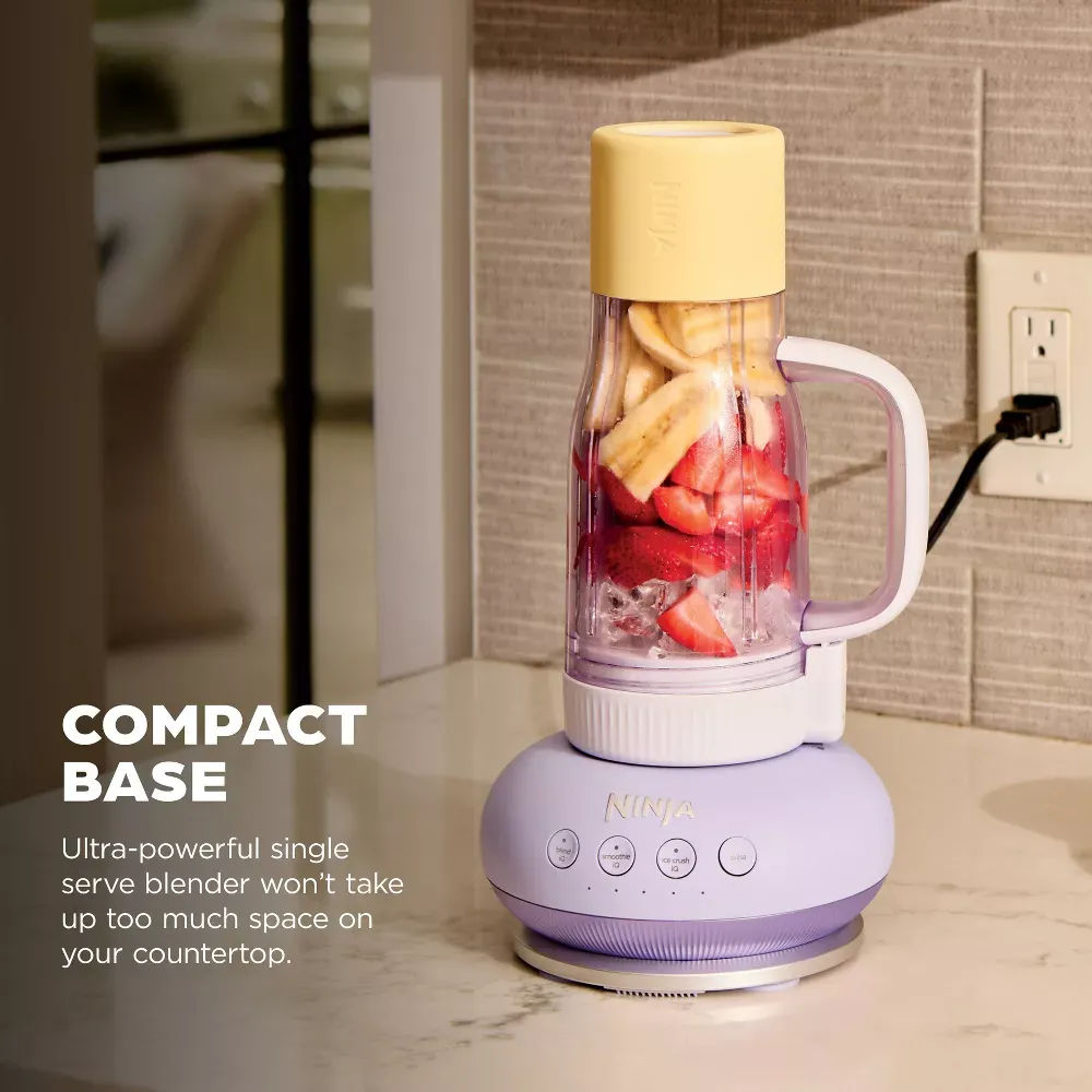 Ninja BlendBoss Tumbler Blender with 26oz Travel Tumbler Lavender   9.webp