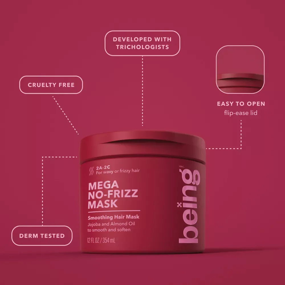 being Mega No-Frizz Mask - 12oz 5.webp