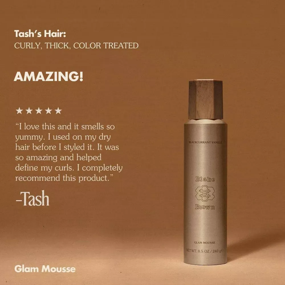 Blake Brown Glam Mousse - Blackcurrant Vanille - Vanilla Floral Fragrance - 8.5oz 6.webp