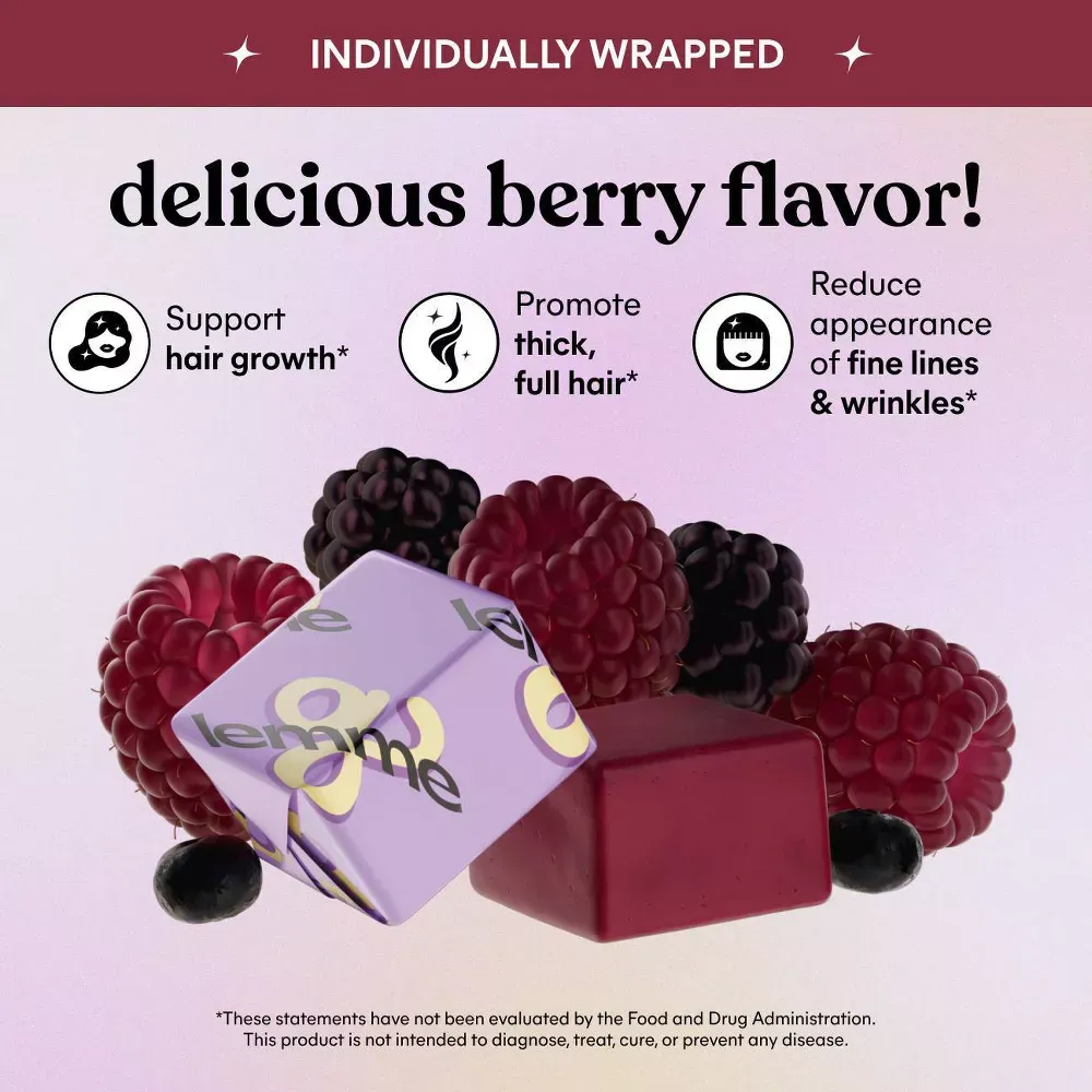 Lemme Grow Soft Chews - Hair Growth & Skin Support 8.webp