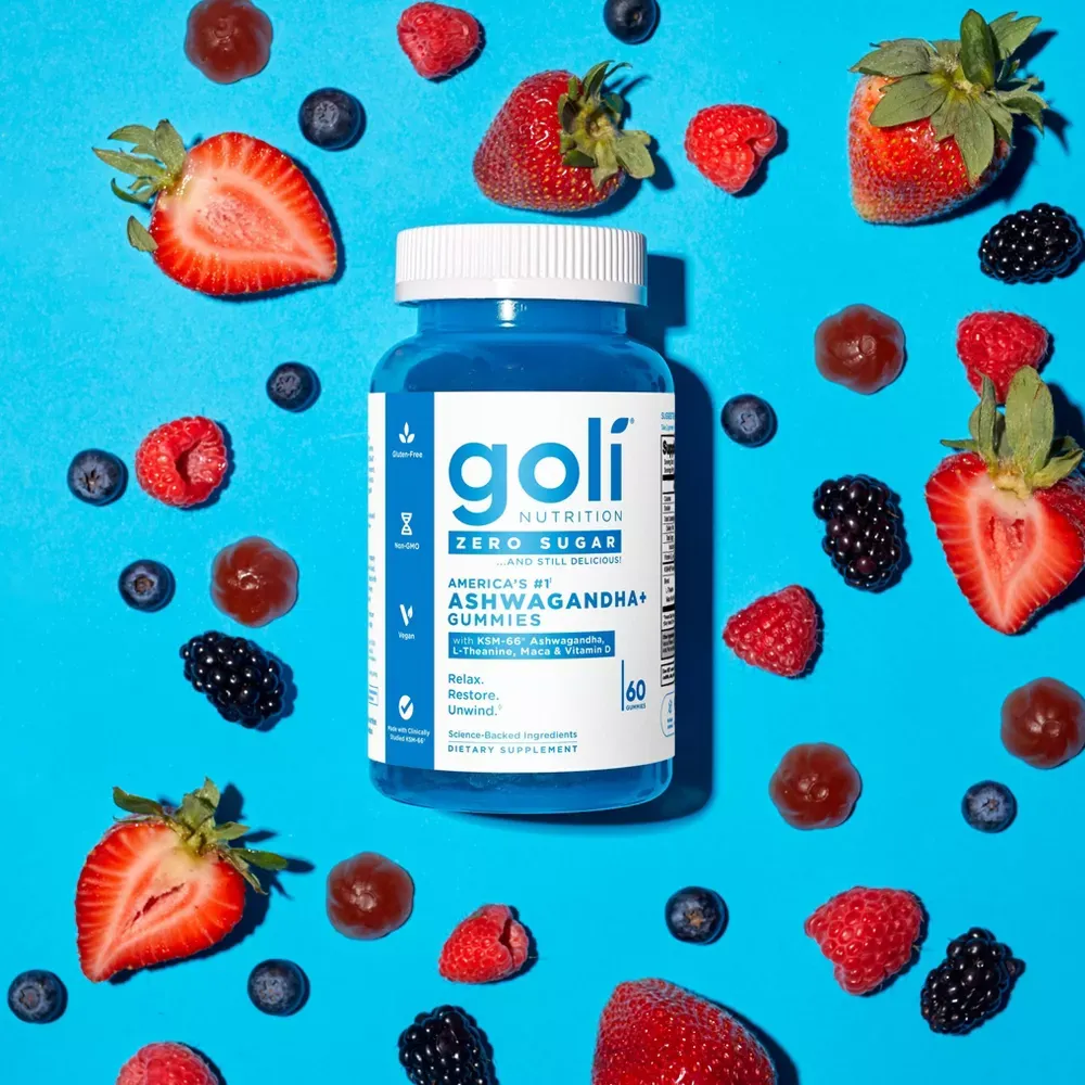 Goli Nutrition Ashwagandha Sugar Free Dietary Supplement Vegan Gummies - 60ct 6.webp