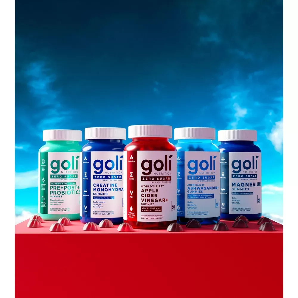 Goli Nutrition Ashwagandha Sugar Free Dietary Supplement Vegan Gummies - 60ct 5.webp