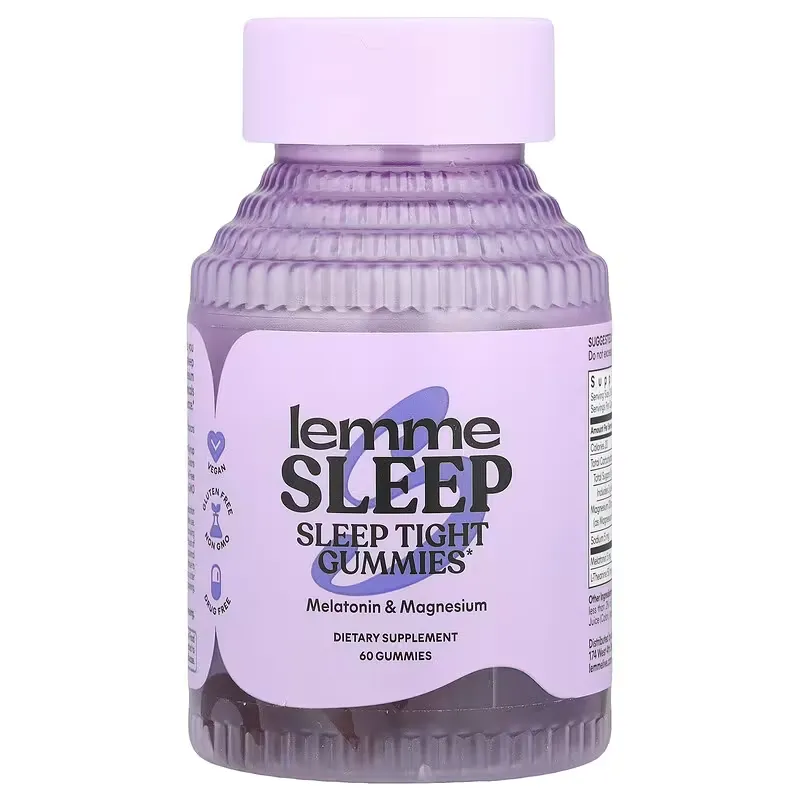 Lemme Sleep Tight Gummies - Melatonin & Magnesium (60 Gummies) 1.webp