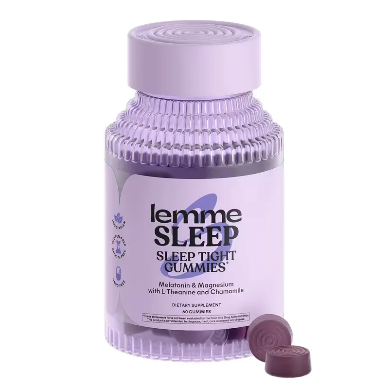 Lemme Sleep Tight Gummies - Melatonin & Magnesium (60 Gummies) 3.webp