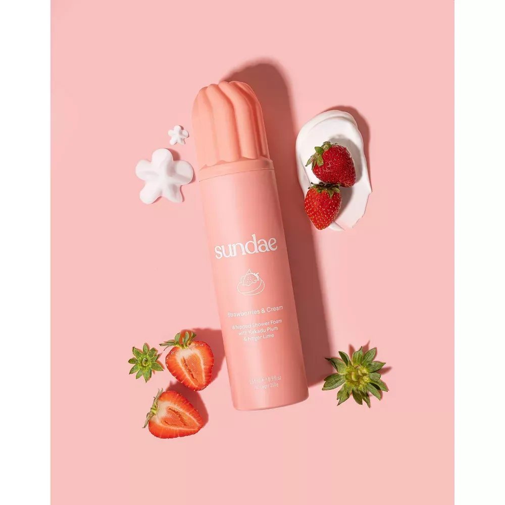 Sundae Strawberries & Cream Body Wash - 8.9 fl oz 2.webp