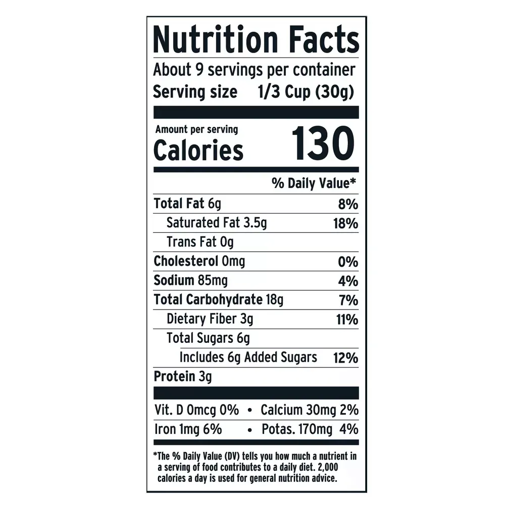 Purely Elizabeth Double Chocolate Cookie Granola - 9oz 3.webp