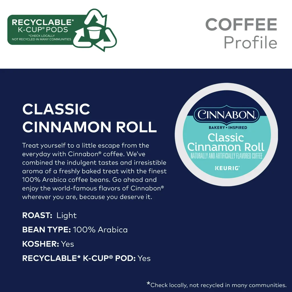 Cinnabon® Classic Cinnamon Roll 24 Pods 225g 3.webp