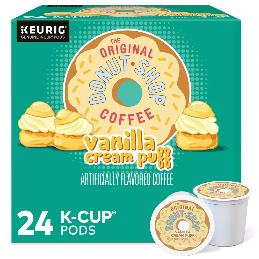 The Original Donut Shop®  Vanilla Cream Puff Coffee 24 Pods 249g 1.webp