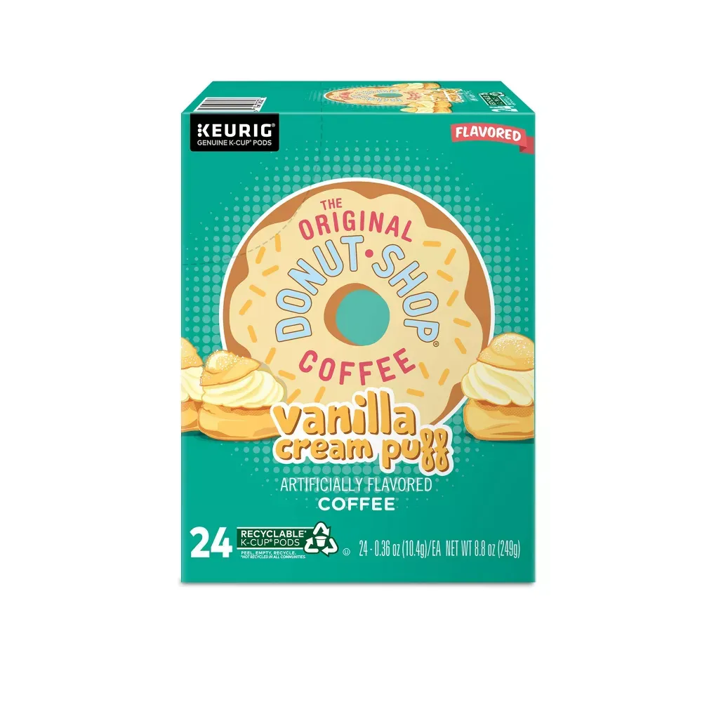 The Original Donut Shop®  Vanilla Cream Puff Coffee 24 Pods 249g 3.webp