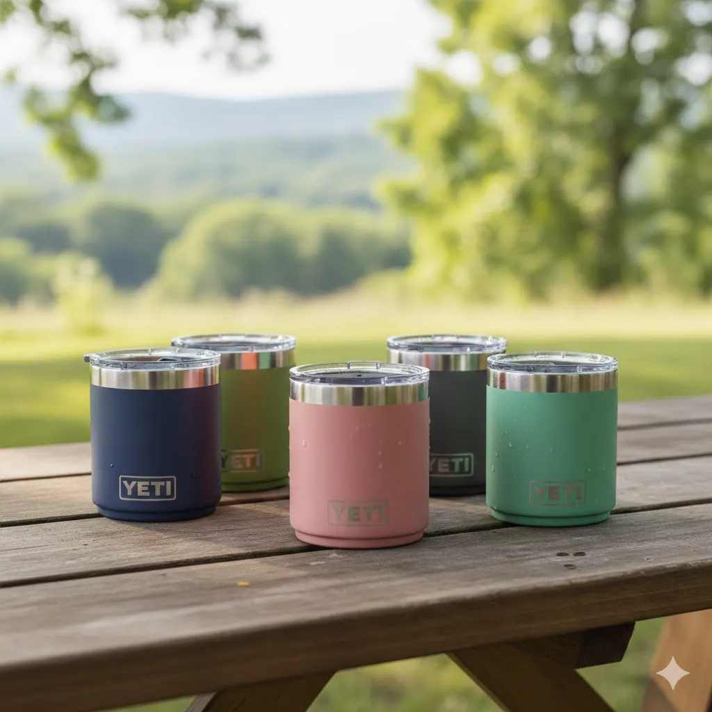 YETI® Rambler® 10oz Lowball With MagSlider™ Lid (Navy)