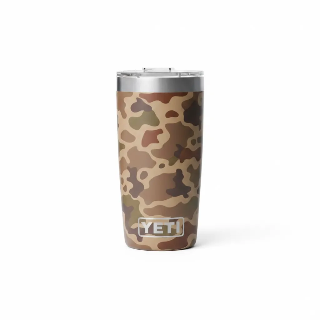 [DRK-00023] YETI® Rambler® 10oz Tumbler With MagSlider™ Lid (Tan Camo)