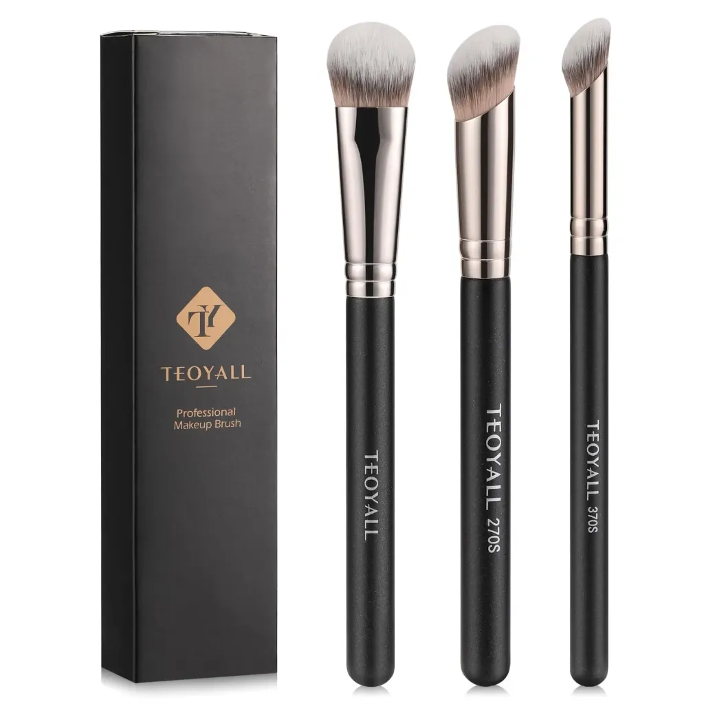 Teoyall Professional Makeup Brush Set - Precision Trio (170S/270S/370S)