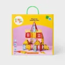 Giggle Scape™ Magnetic Building Tiles Set - Ages 3+ (46 pcs)