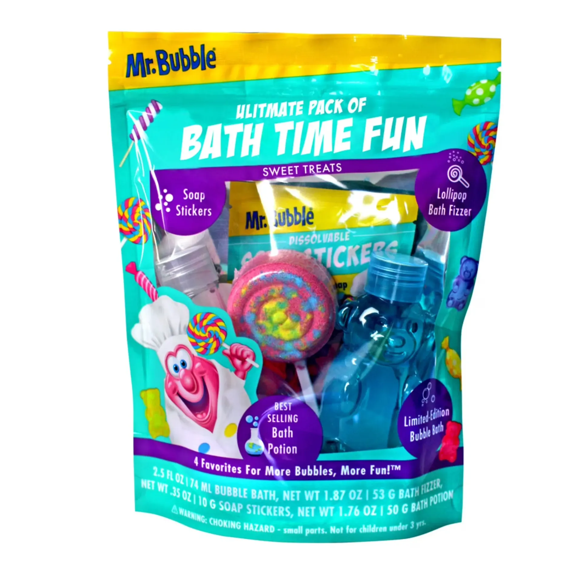 [SC-00007] Mr. Bubble® The Ultimate Pack of BATH TIME FUN