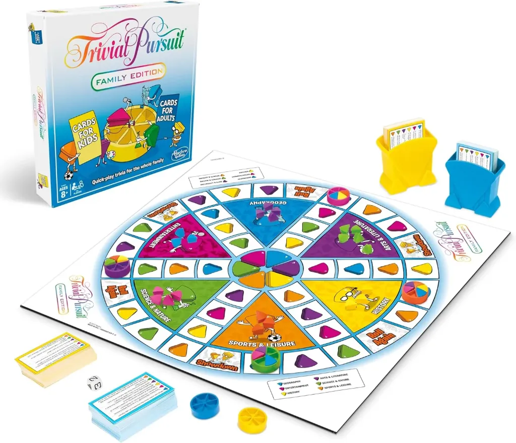 [GMS-00032] Trivial Pursuit - Family Edition Card Game (240 Cards)