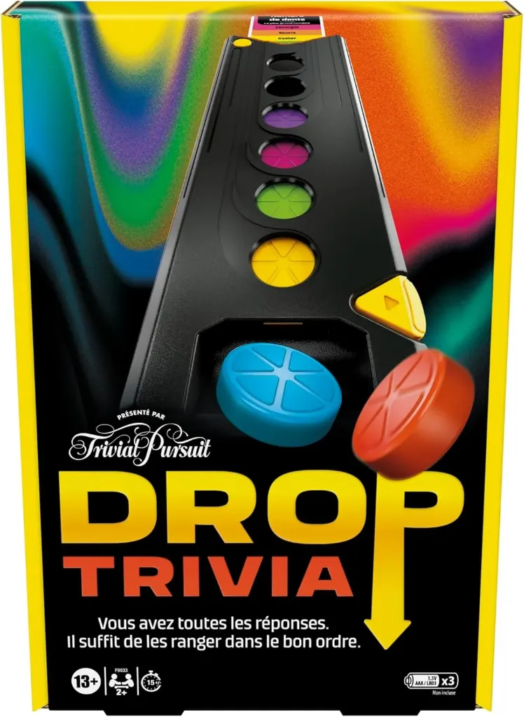 [GMS-00036] Trivial Pursuit - Drop Trivia (60 Double Sided Cards)