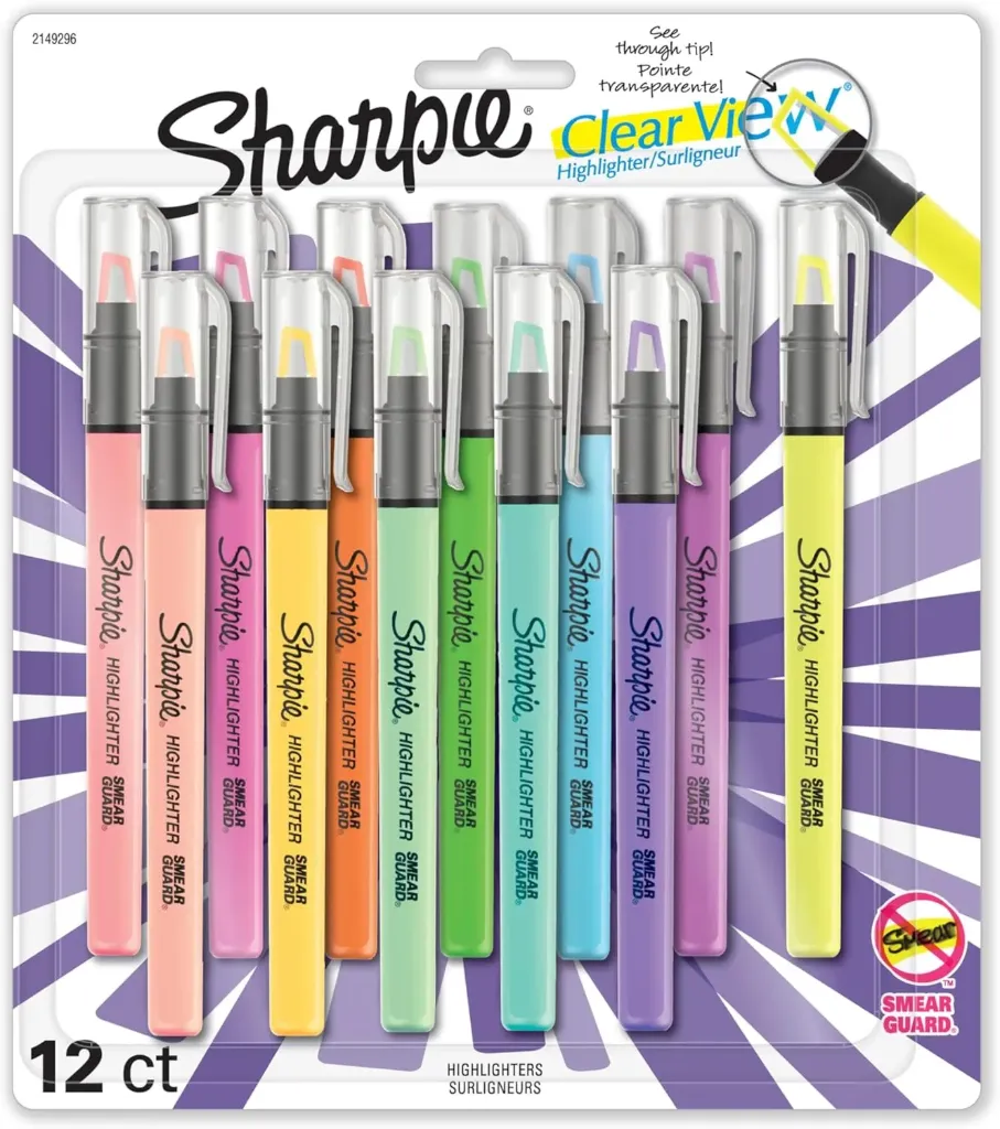[ST-00010] Sharpie® Clear View® Highlighter (12 Units)
