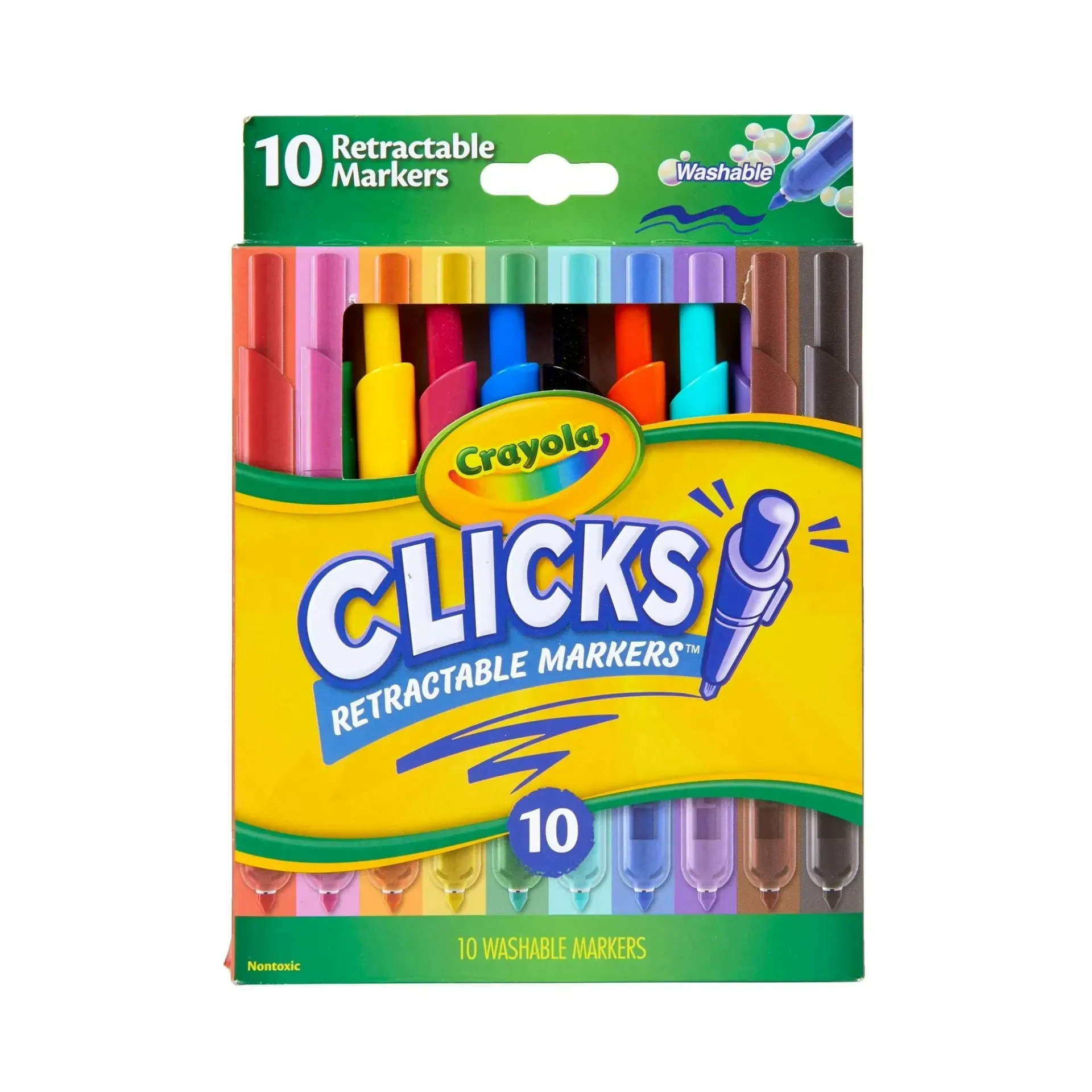 Crayola® Clicks Retractable Markers™ (10 Washable Markers)