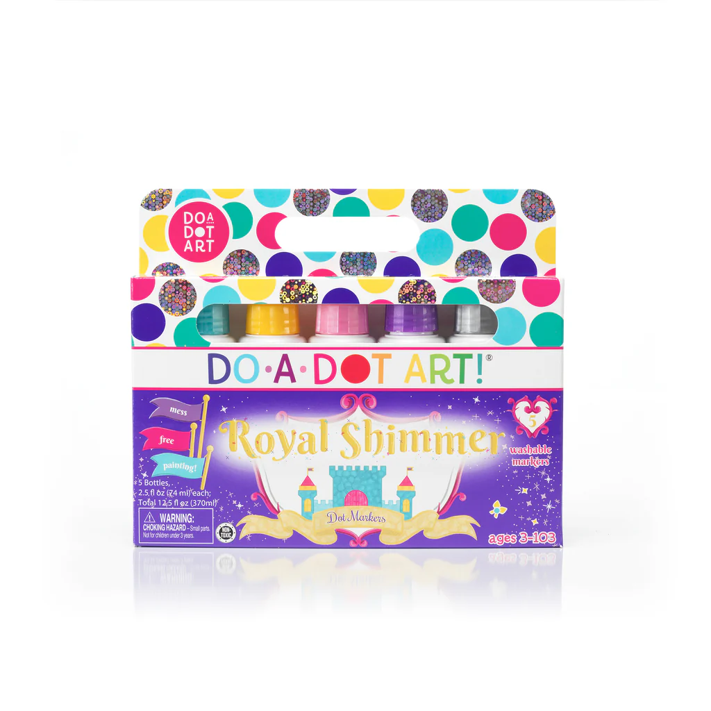 [ST-00014] Do A Dot Art!® Royal Shimmer - Dot Washable Markers (5 Pack)