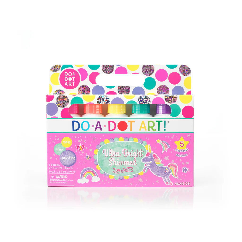 [ST-00015] Do A Dot Art!® Ultra Bright Shimmer - Dot Washable Markers (5 Pack)