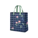 Spring Floral Plaid Convertible Bag