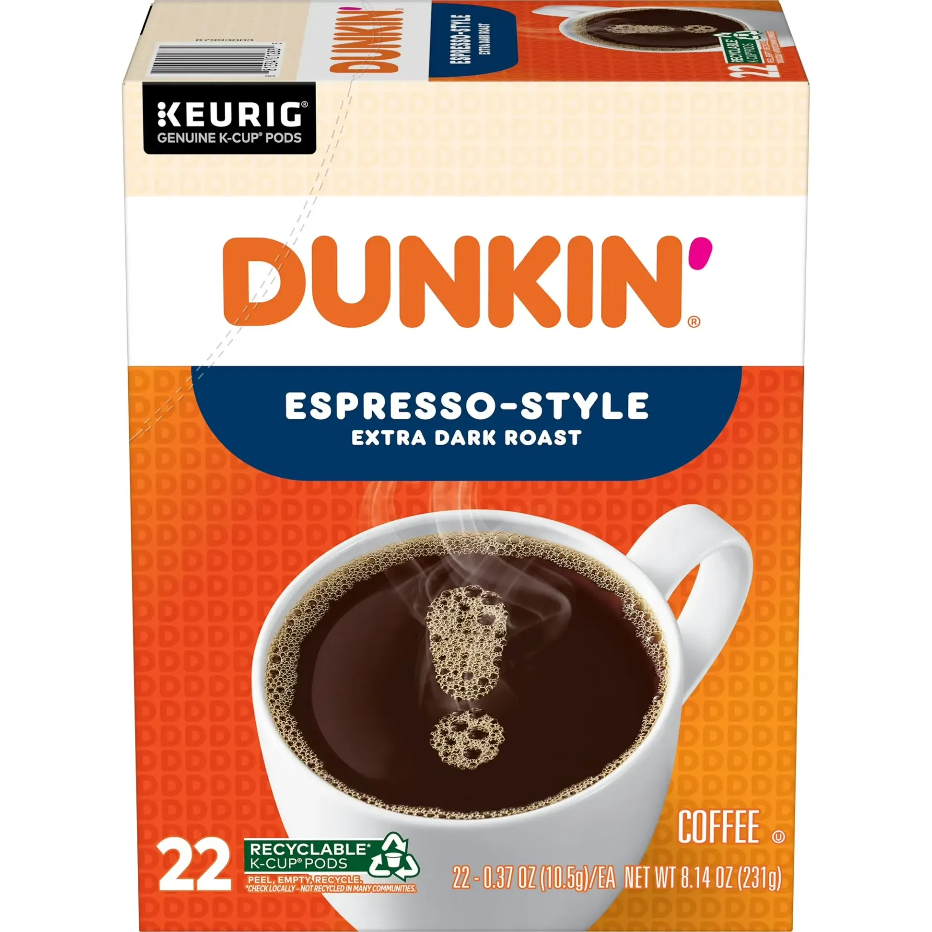 [PDS-00002] Dunkin' Espresso-Style 22 Pods 231gr