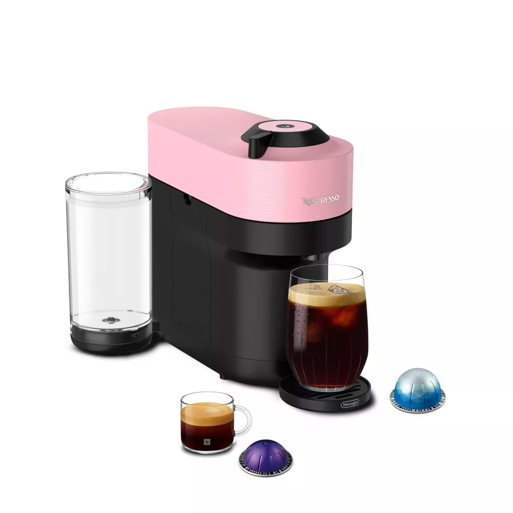 [CMN-00006] Nespresso Vertuo Pop+ Compact Coffee & Espresso Maker Candy Pink with Pods