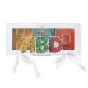Cook With Color 2.16"x14.17" 'Happy Birthday' Word Gift Box Colored