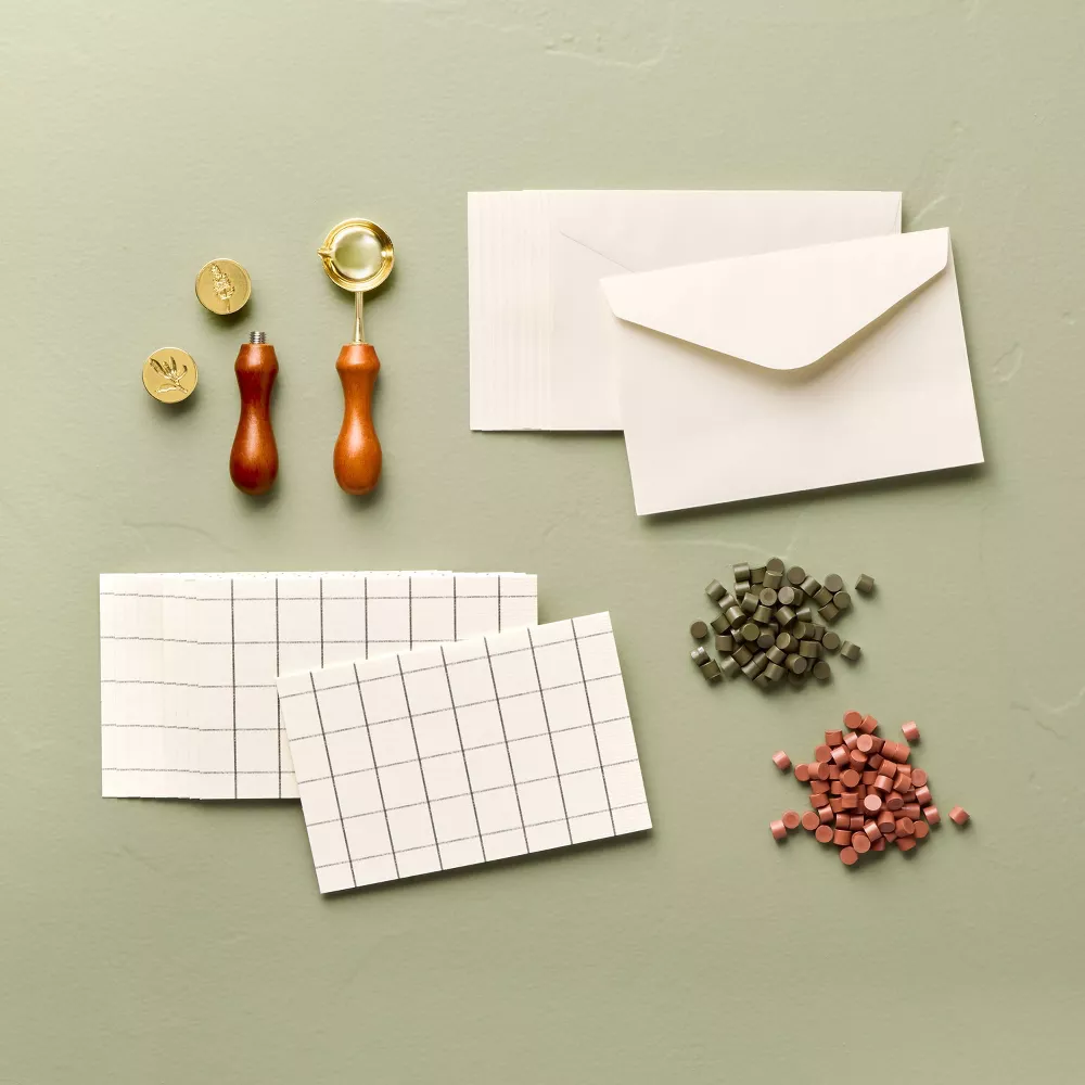 [ST-00017] 5pc Creative Spaces Wax Seal Kit - Hearth & Hand™ with Magnolia