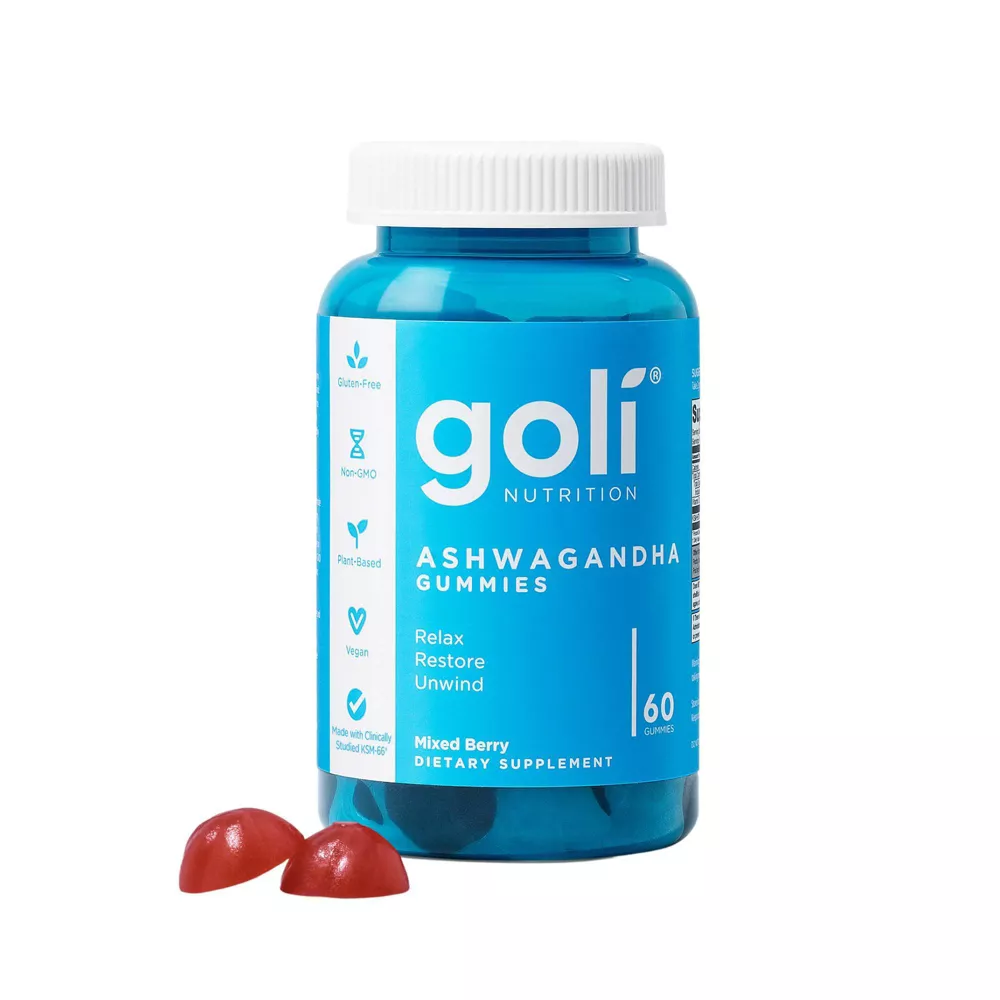 [NS-00024] Goli Nutrition: Ashwagandha Vegan Gummies (60ct)