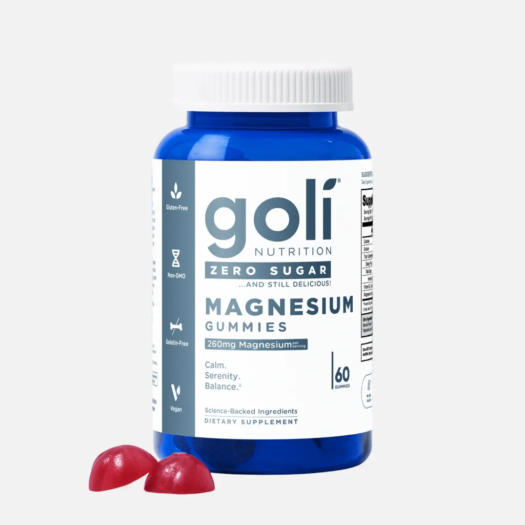 [NS-00002-110226] Goli Nutrition: Magnesium 260mg (60Gummies)