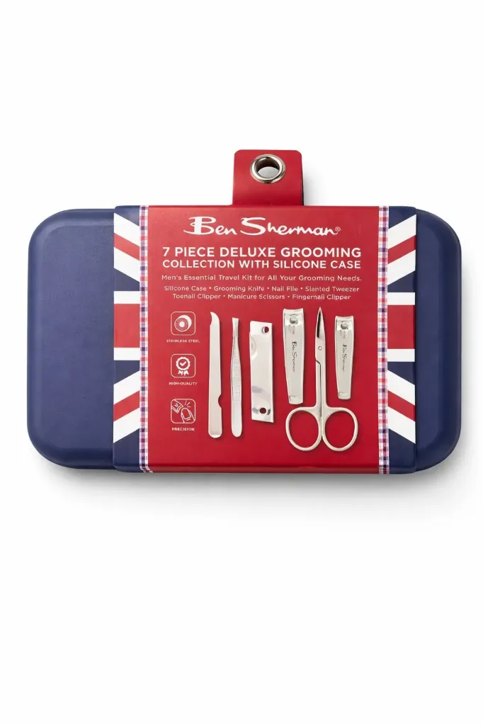 [PSC-00007] Ben Sherman: 7 pc Deluxe Set With Silicon Case